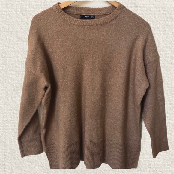 MANGO TAN SWEATER - Picture 1 of 3
